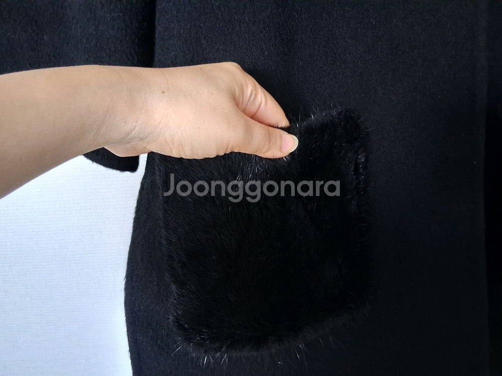 미크베 울 알파카 코트--2