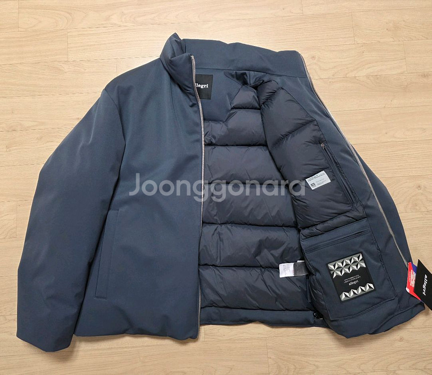 알레그리 시베리아 구스 울테크 패딩 점퍼 50 105 정가 130만원--0