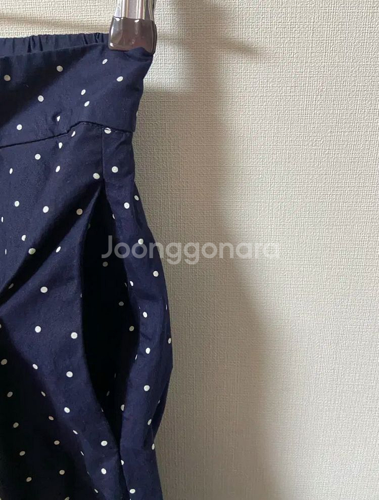 일본 빈티지 유니클로 도트 롱 스커트--1