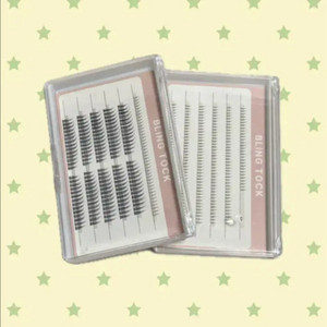 일괄)블링톡 가닥속눈썹 샤인컬 + 언더a 가닥속눈썹