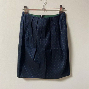 일본 빈티지 도트 미디 스커트