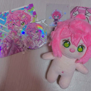 앙상블스타즈 앙스타 쁘띠토리 히메미야 토리 솜인형 10cm 속성인형 솜깅 캔뱃지 투명포카