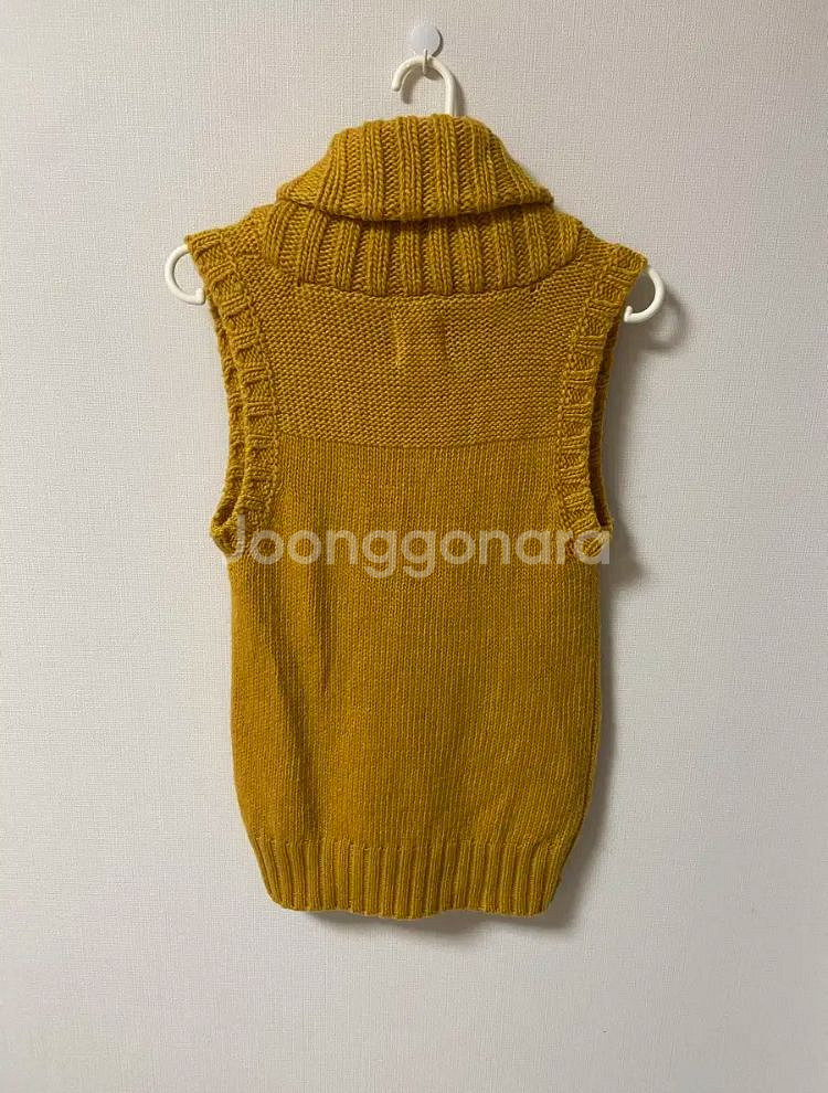 일본 빈티지 모리걸 보헤미안 니트 조끼--3