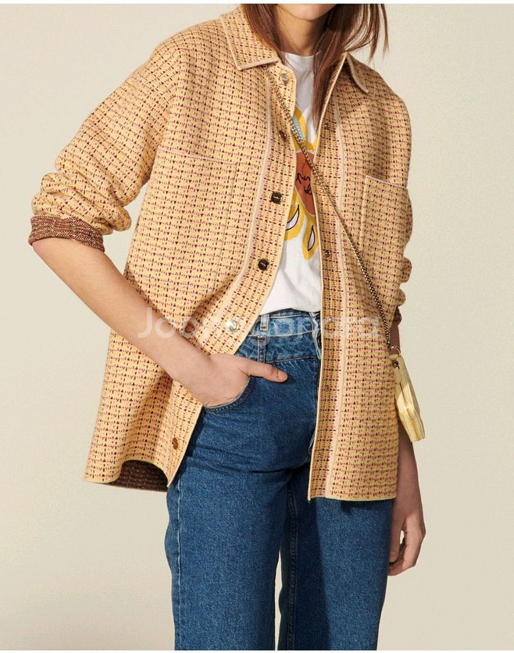 산드로 SANDRO 23 트위드 가디건 자켓 택째 새제품 (2)--0