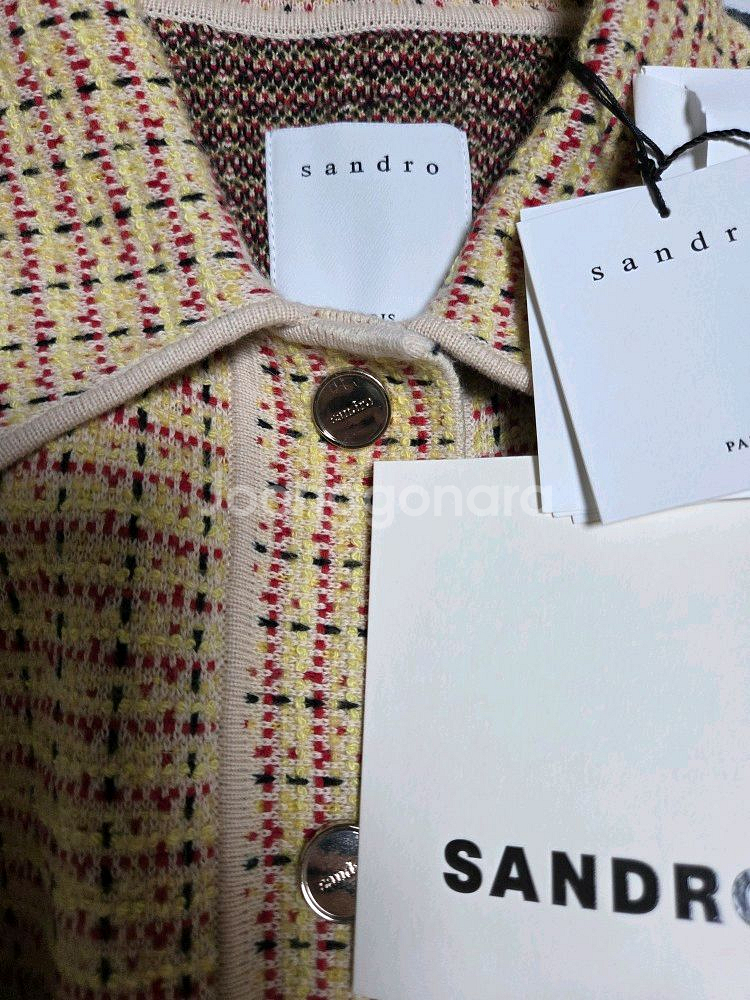 산드로 SANDRO 23 트위드 가디건 자켓 택째 새제품 (2)--8
