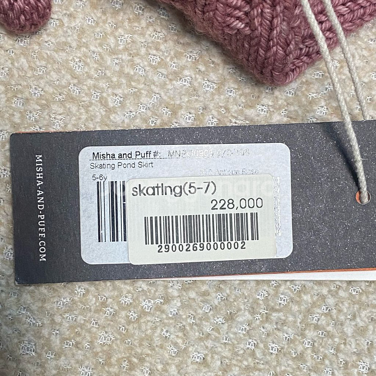 (새상품) 미샤앤퍼프 앤틱로즈 스케이팅 5-6Y--4