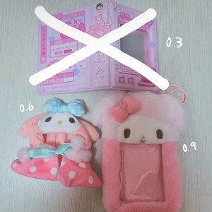 산리오 마이멜로디 마멜 포카홀더 인형옷 솜깅