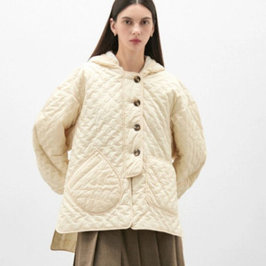 주말만 인하>ENFOLD 엔폴드 도트 자수 퀄팅 자켓 사이즈 36