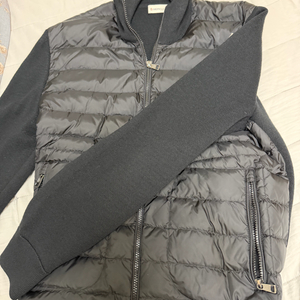 몽클레어 남성 김현우 니트패딩 블랙 L사이즈