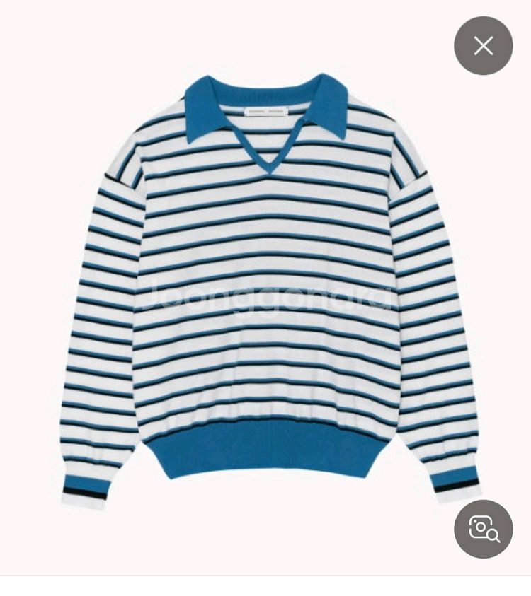 스트라이프 문달 니트--0