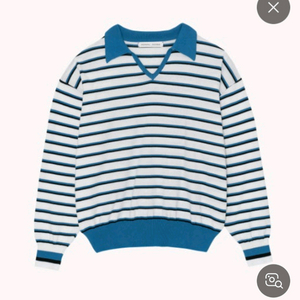 스트라이프 문달 니트