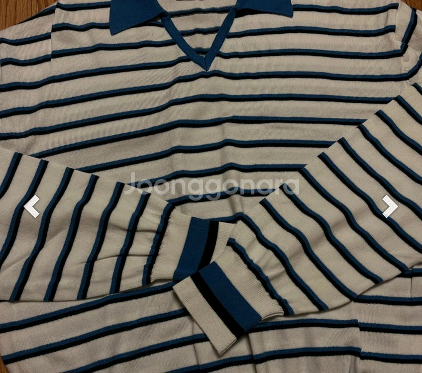 스트라이프 문달 니트--1