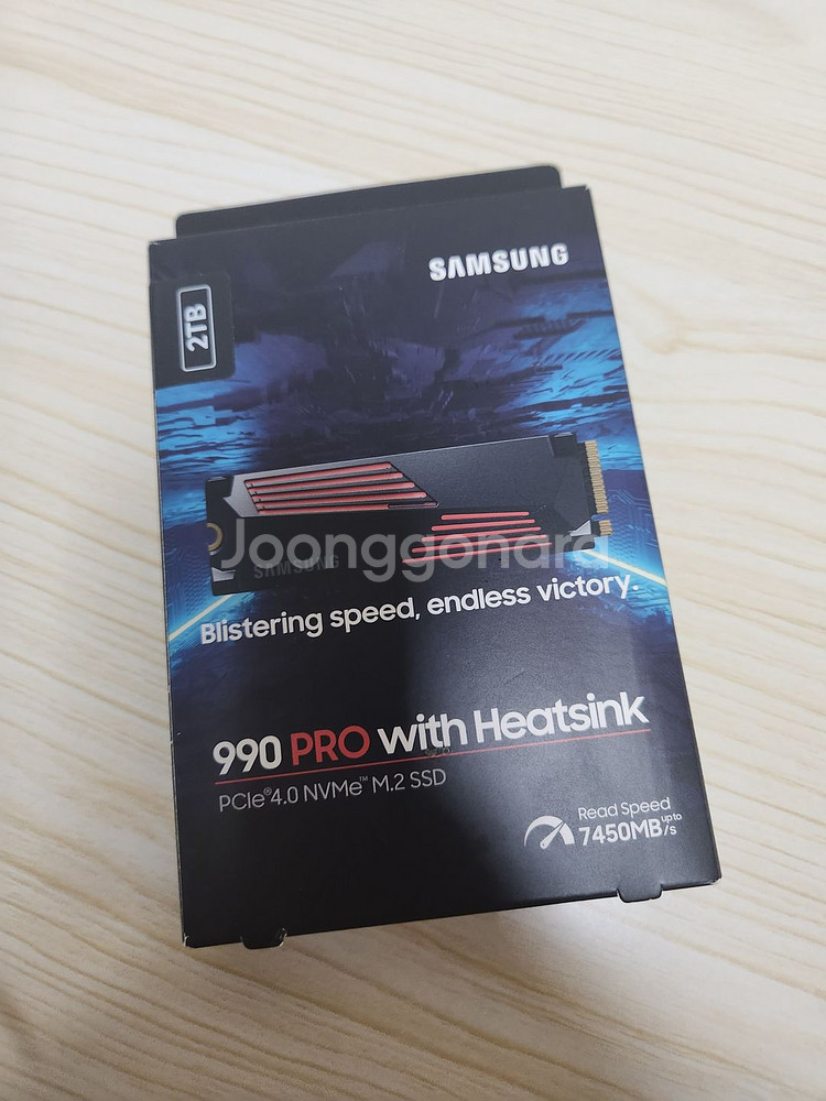 삼성 990 PRO M.2 NVMe SSD 2테라 히트싱크 버전--0