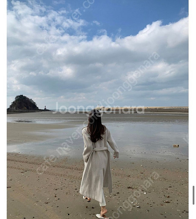 나는꽃 뉴트럴 헤어 알파카 코트--4