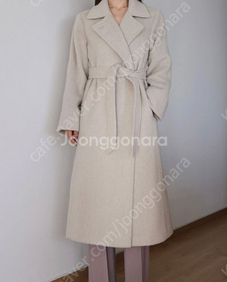 나는꽃 뉴트럴 헤어 알파카 코트--5