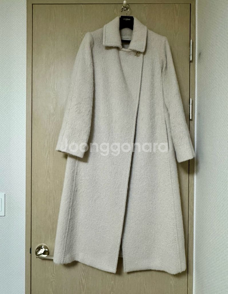 나는꽃 뉴트럴 헤어 알파카 코트--7