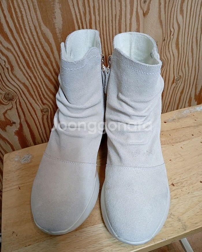 울시 소가죽 방한 부츠245--0