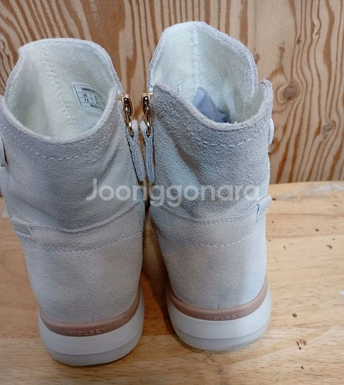 울시 소가죽 방한 부츠245--3