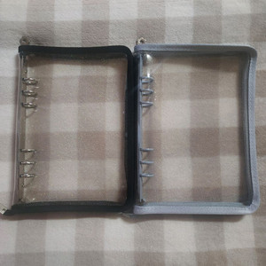 [일괄] A6 지퍼바인더 (블랙 + 스카이블루)