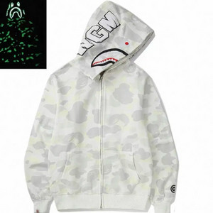 베이프 샤크 후드 집업