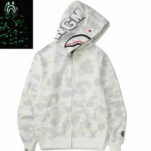 베이프 샤크 후드 집업