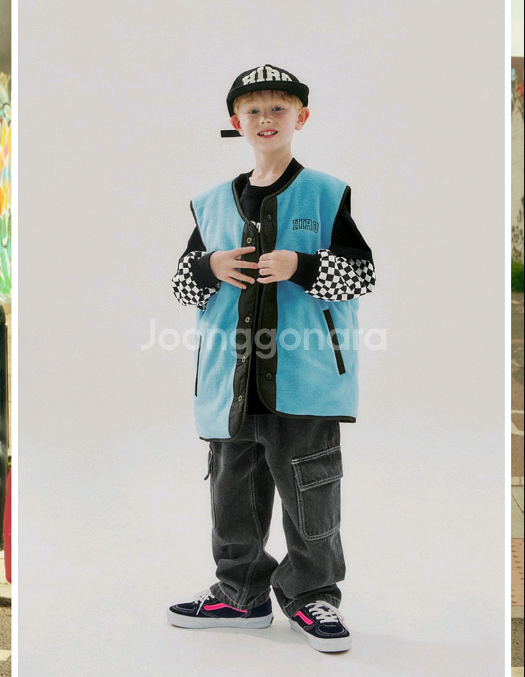 히로 블랭크 리버서블 조끼 140--0