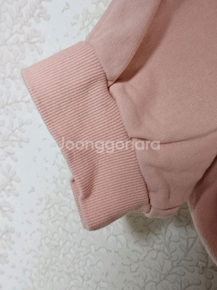 핑크 맨투맨 품넉넉한 빅사이즈 의류 프리사이즈--5