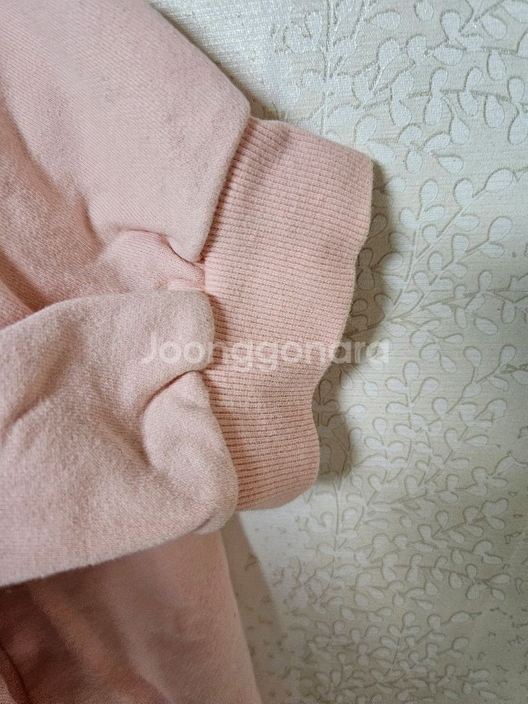 핑크 맨투맨 품넉넉한 빅사이즈 의류 프리사이즈--4