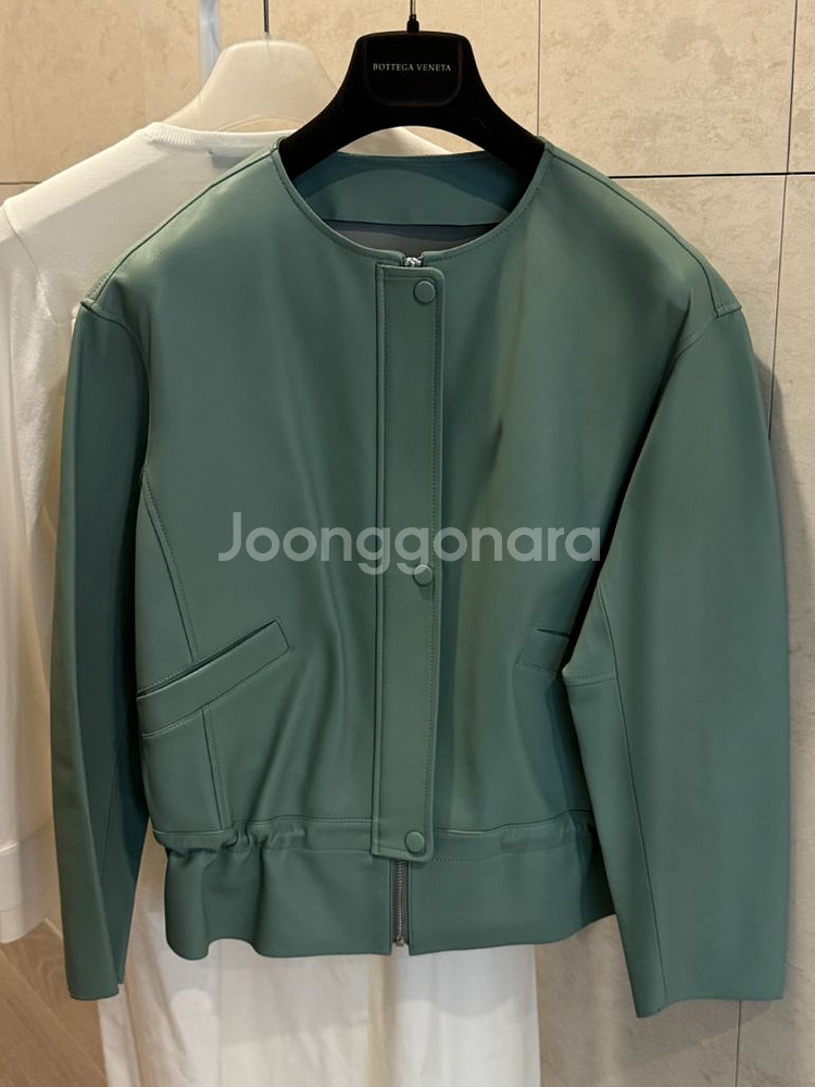 가격인하>한섬 Latt 래트 램스킨 가죽 자켓 S--1