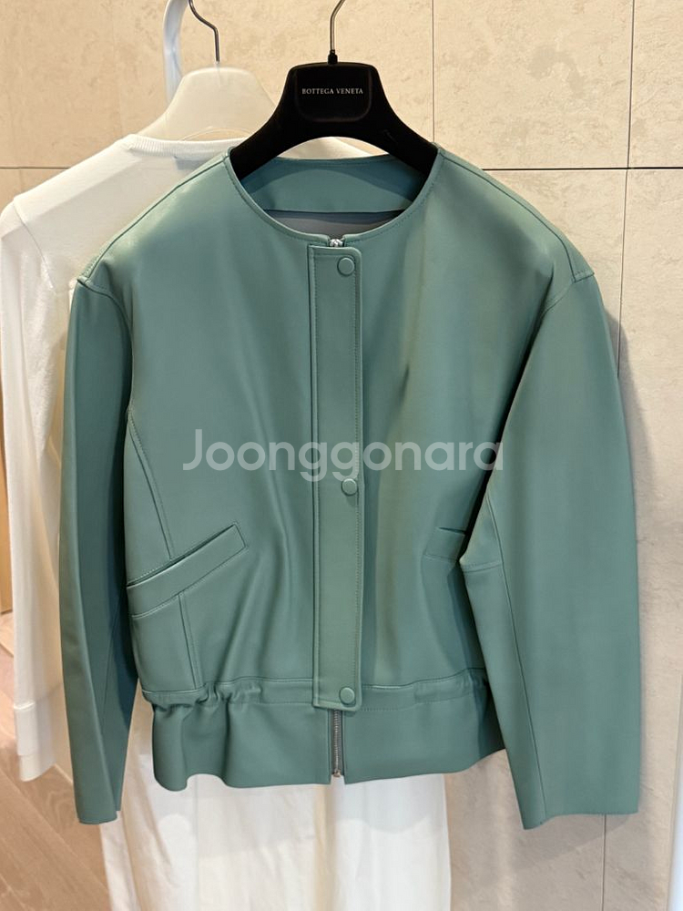 가격인하>한섬 Latt 래트 램스킨 가죽 자켓 S--0