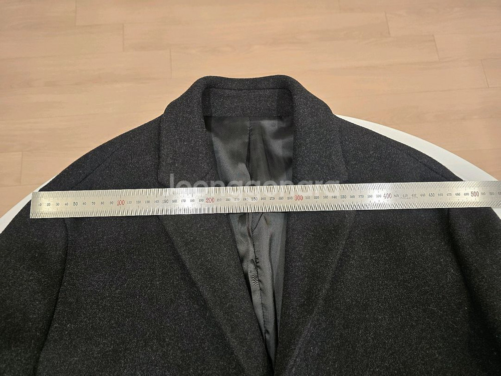 시스템옴므 코트 (싱글 코트) 블랙 캐시미어 95 택포--1