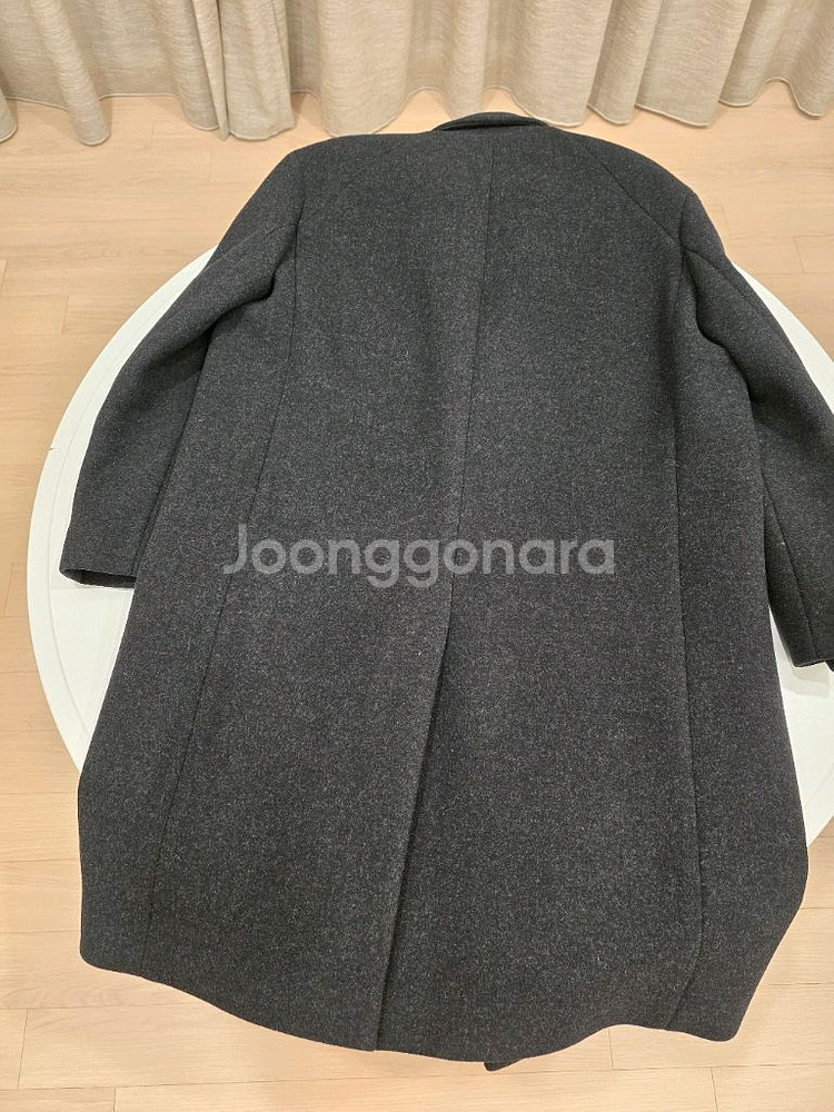 시스템옴므 코트 (싱글 코트) 블랙 캐시미어 95 택포--5