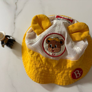 Bebedepino 베베드피노 메쉬 버킷햇 노랑 모자