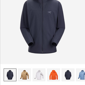 아크테릭스 감마 라이트웨이트 후디 블랙사파이어