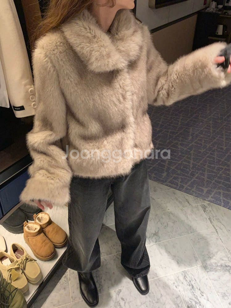 르모멘트 폭스 퍼 자켓 페이크퍼 에코퍼 러브미우--2