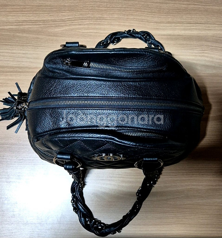 퀼팅 소가죽 핸드백--2