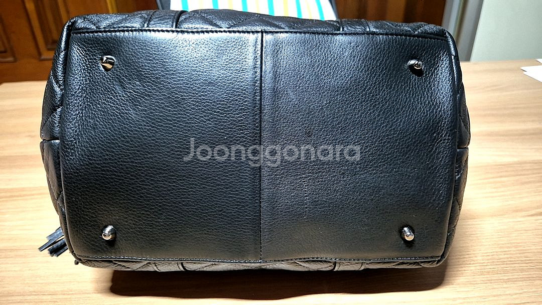 퀼팅 소가죽 핸드백--6