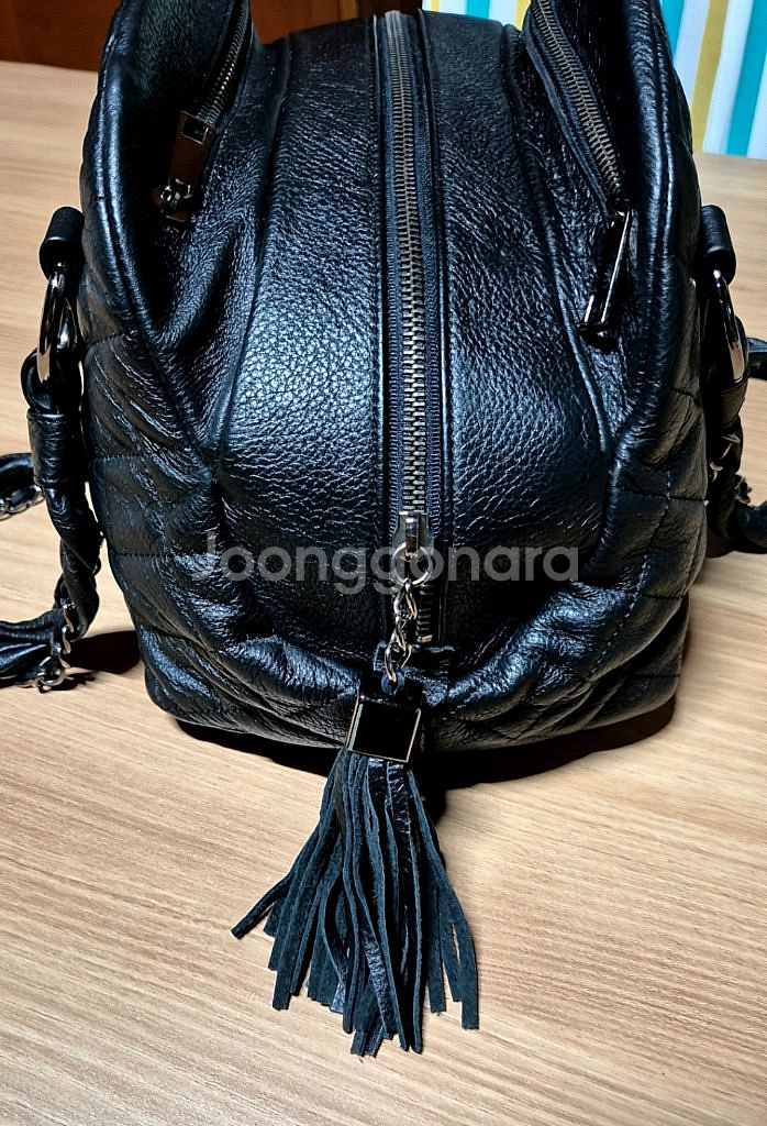 퀼팅 소가죽 핸드백--5