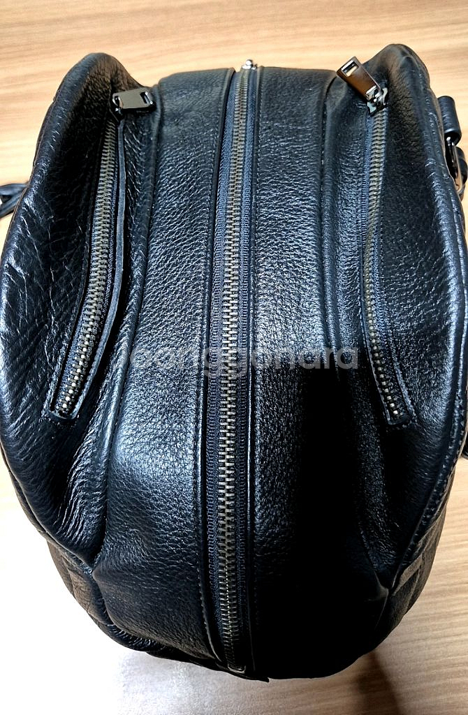 퀼팅 소가죽 핸드백--7