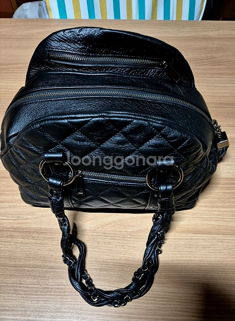 퀼팅 소가죽 핸드백--4