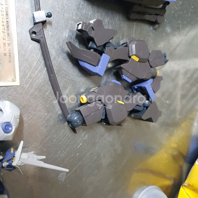hg 키마리스 비다르 건담 가조립--2