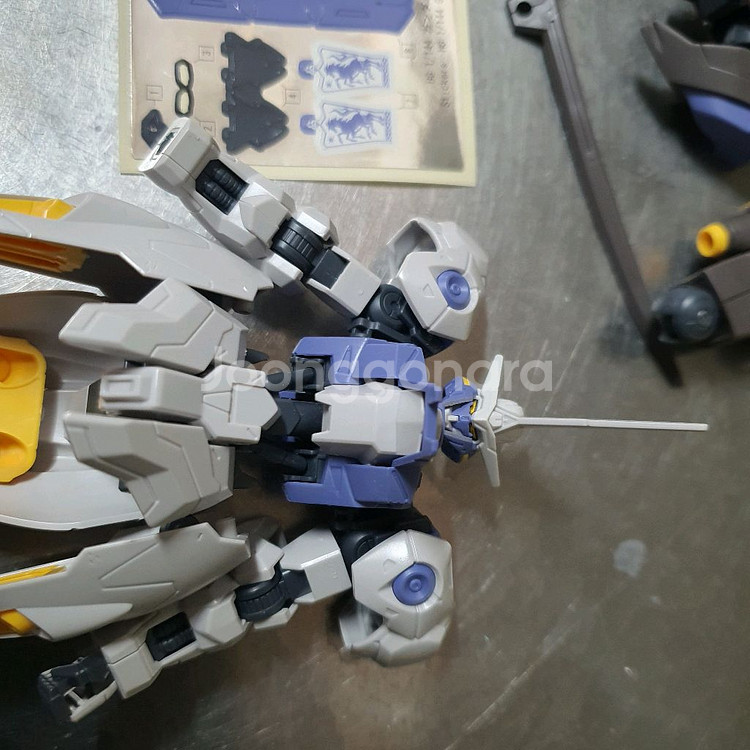 hg 키마리스 비다르 건담 가조립--3