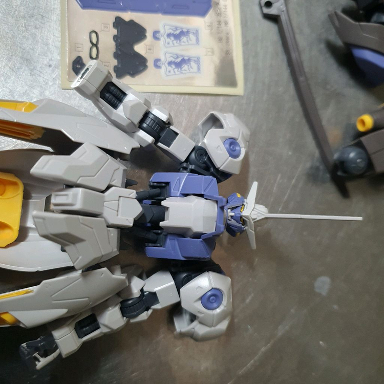 hg 키마리스 비다르 건담 가조립--3