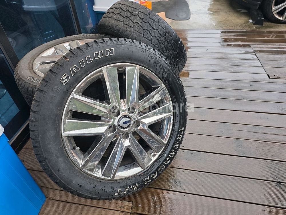 18인치 순정 휠타이어 세트--0