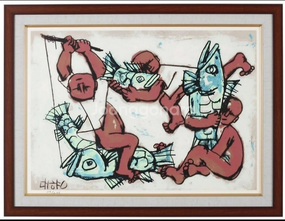 그림/이중섭 에디션 판화(5종류) 가격인하(작품당 각각 20만원)--2