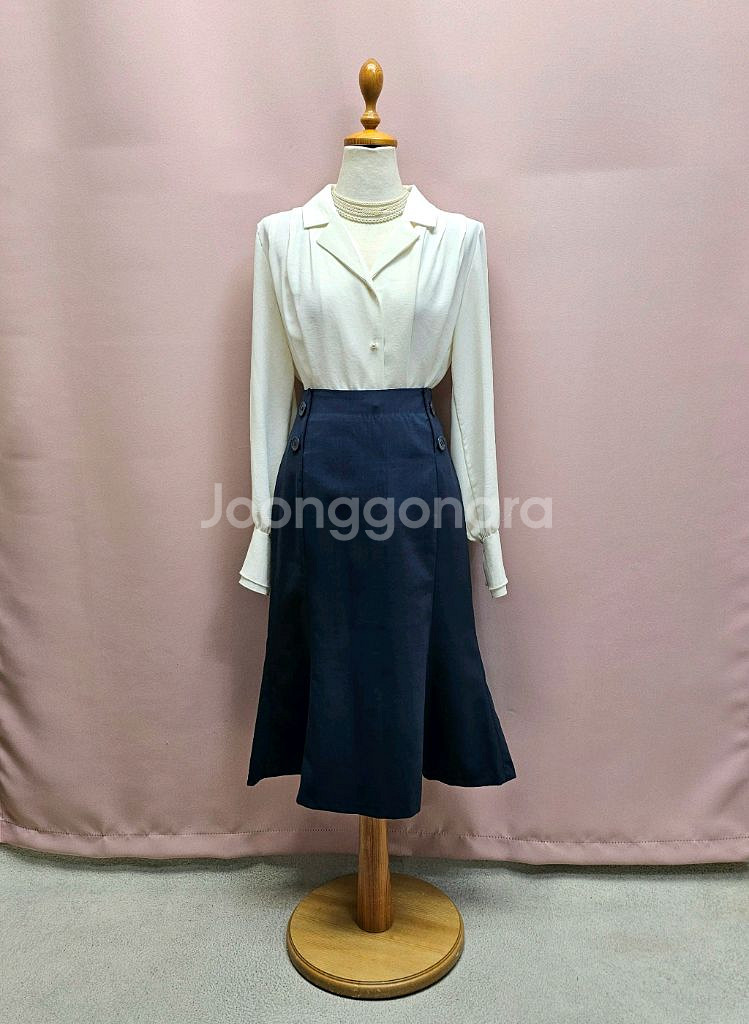 미샤 이태리 울 머메이드 스커트--0