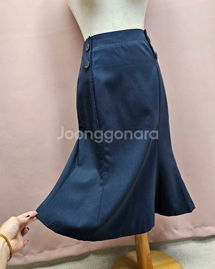 미샤 이태리 울 머메이드 스커트--3