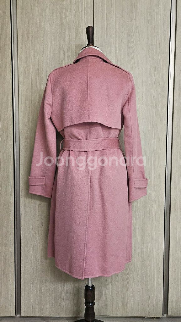 디앤써 D.answer 인디핑크 로브 울코트 상태최상 드라이클리닝 완료--4