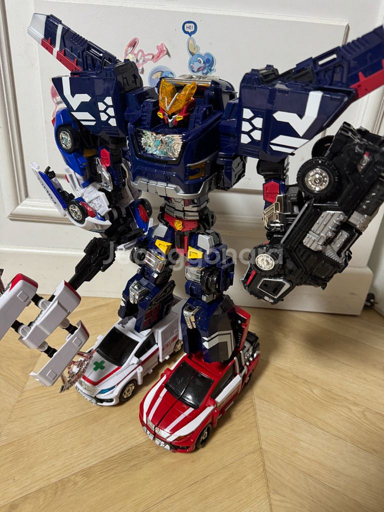 헬로카봇 펜타스톰X (로봇 별 큐브 및 무기포함)--3