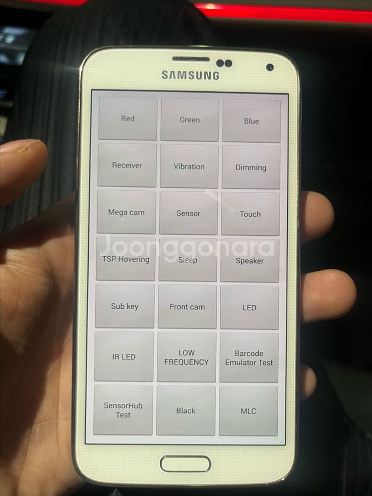 삼성 갤럭시S5 a급무잔상 팝니다.--6